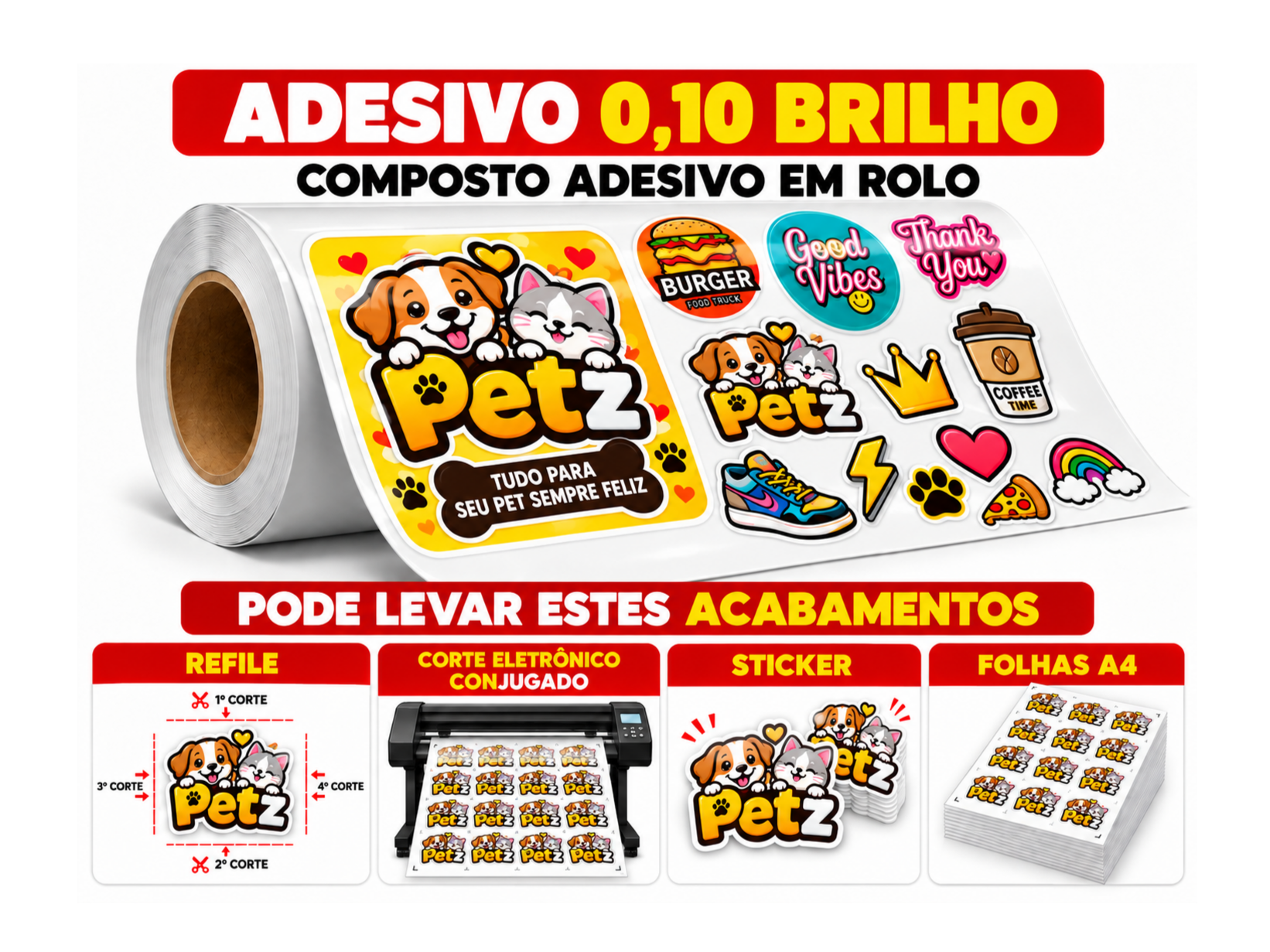 Adesivo vinil 0,10 liner 140gr