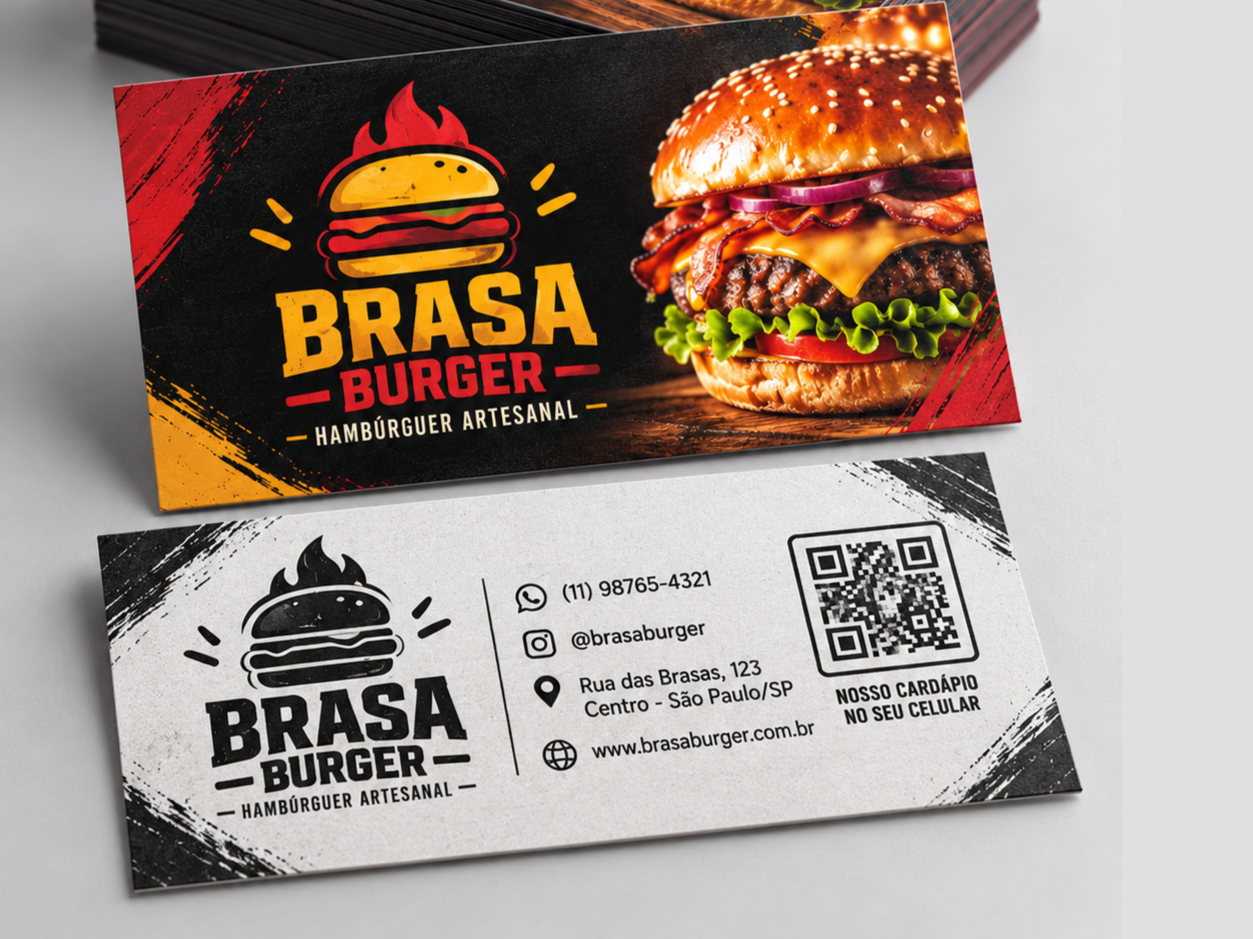 CARTÃO DE VISITA - COUCHÊ 250 GR - IMPRESSÃO FRENTE E VERSO PRETO - BRILHO FRENTE