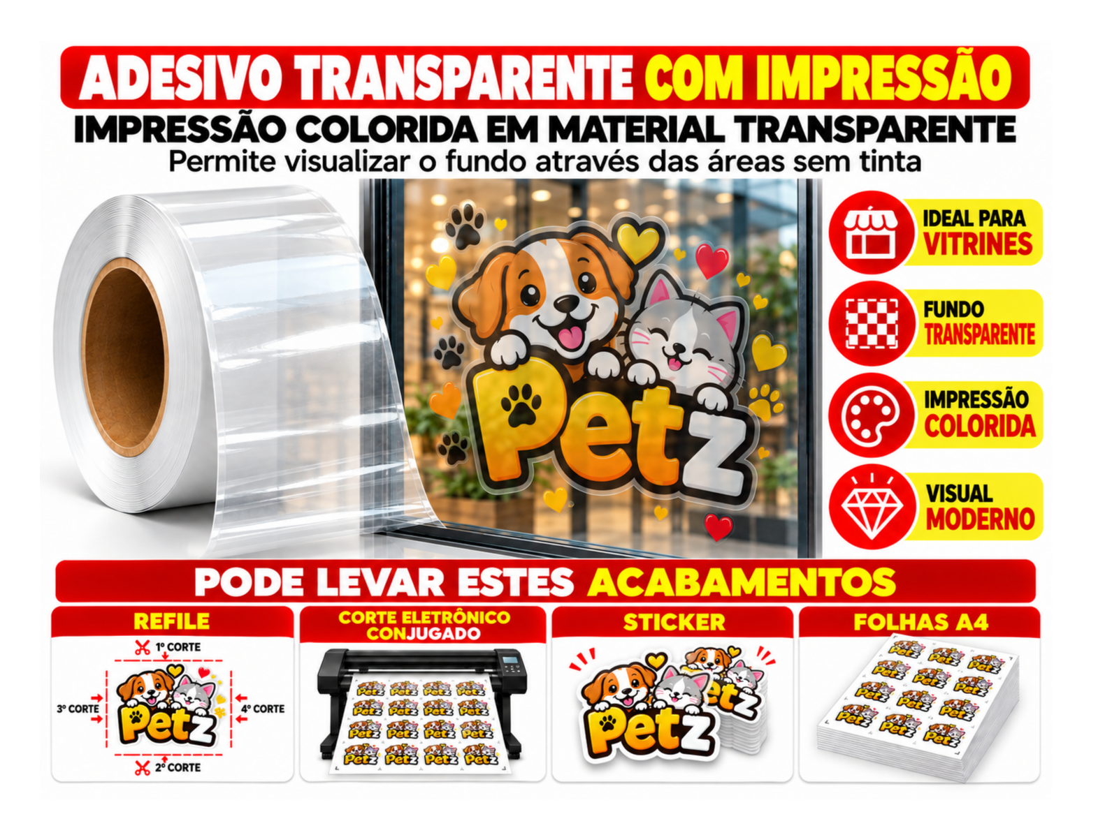Adesivo transparente 0,08 liner 120gr