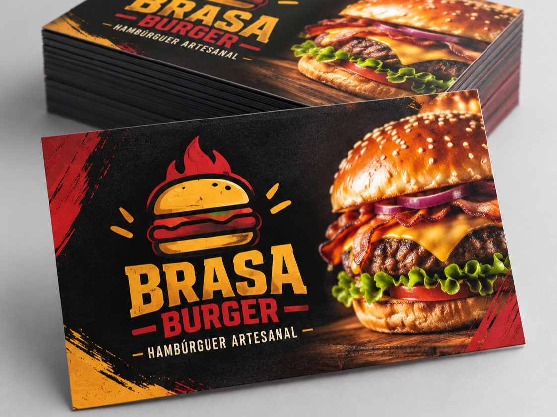 CARTÃO DE VISITA - COUCHÊ 250 GR - IMPRESSÃO FRENTE - BRILHO FRENTE